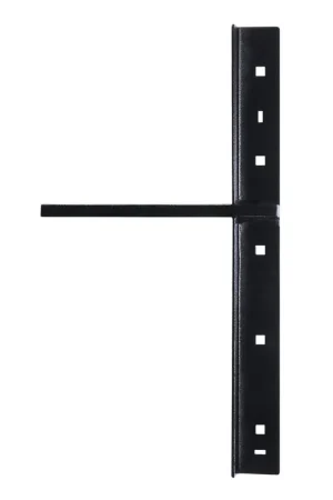 WE Preferred Extended Concealed Flat Shelf Bracket 2" x 18" x 26" Black Best Choice